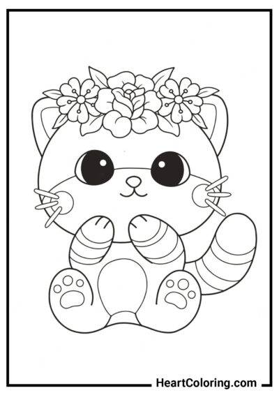 Gatito de juguete - Dibujos de Gatos y Gatitos para Colorear