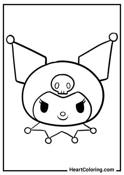 Kuromi - Desenhos de Kuromi para Colorir