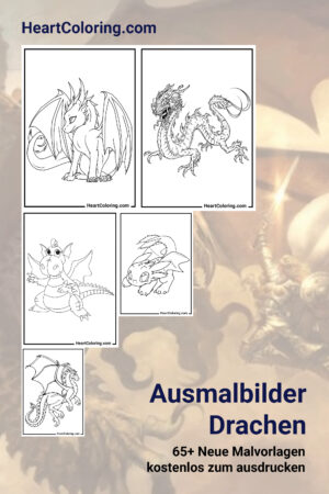 Kostenlose Ausmalbilder Drachen