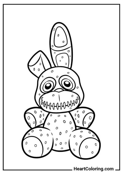 Plushtrap carino - Disegni di FNAF da Colorare