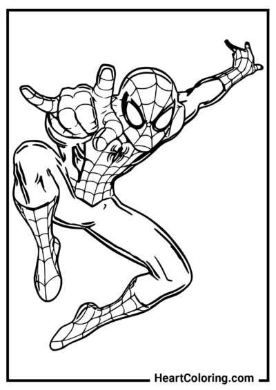 Espetacular Homem-Aranha - Desenhos do Homem Aranha para Colorir