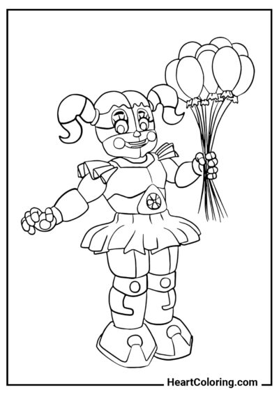 Circus Baby - Ausmalbilder von Five Nights at Freddy’s