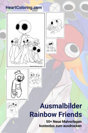 Ausmalbilder Rainbow Friends