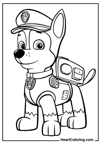 Chase - PAW Patrol Ausmalbilder