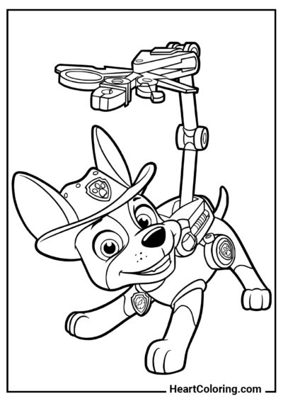 Tracker - PAW Patrol Ausmalbilder