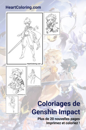 Coloriages de Genshin Impact