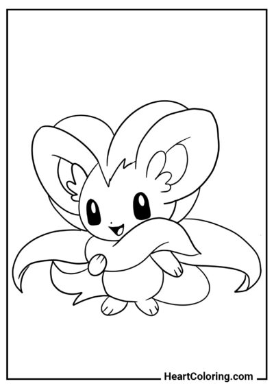 Cinccino - Dibujos de Pokémon para Colorear