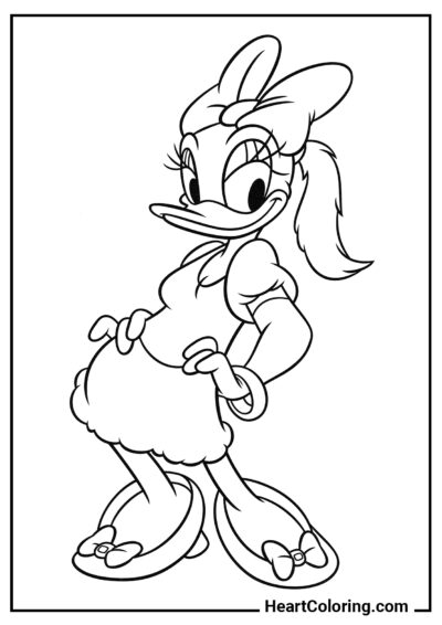 Paperina (Daisy Duck) - Disegni di Topolino da Colorare