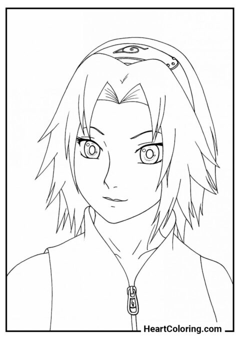 Sakura Haruno - Desenhos do Naruto para Colorir