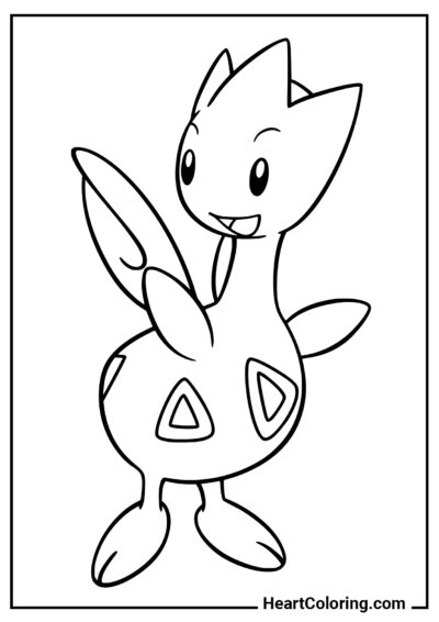 Togetic - Dibujos de Pokémon para Colorear