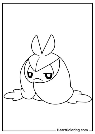 Swadloon - Dibujos de Pokémon para Colorear