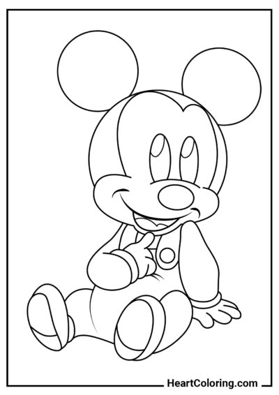 Topolino Bambino - Disegni di Topolino da Colorare