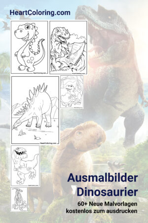 Ausmalbilder Dinosaurier kostenlos