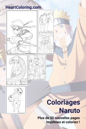 Coloriages Naruto gratuits pour enfants et adultes