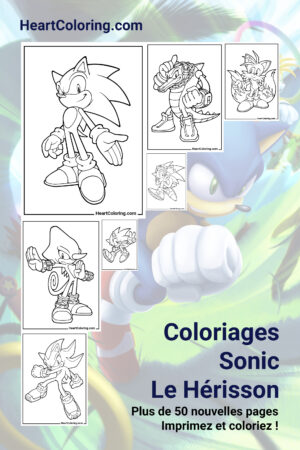 Coloriages Sonic Le Hérisson