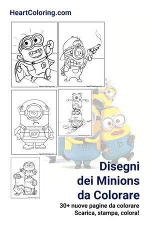 Disegni dei Minions da Colorare