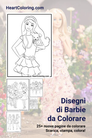 Disegni di Barbie da Colorare