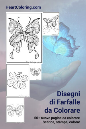 Disegni di Farfalle da Colorare