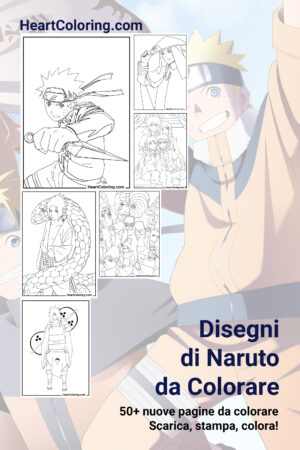 Disegni da colorare di Naruto gratuiti per bambini e adulti