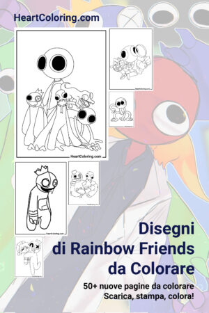 Disegni di Rainbow Friends da Colorare