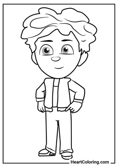 Cameron - Desenhos do PJ Masks para Colorir