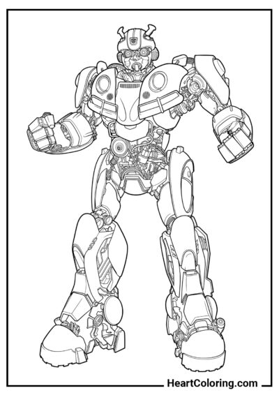 Bumblebee - Desenhos para Colorir para Meninos