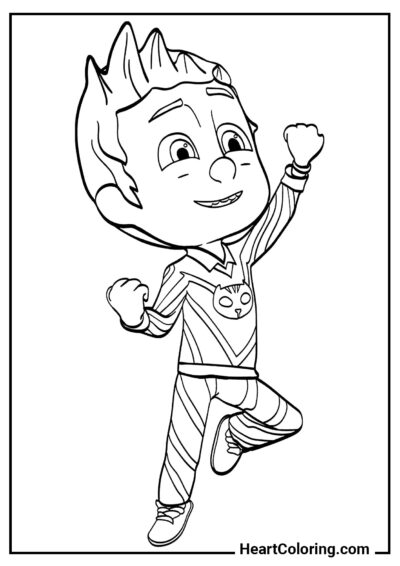 Connor - Desenhos do PJ Masks para Colorir