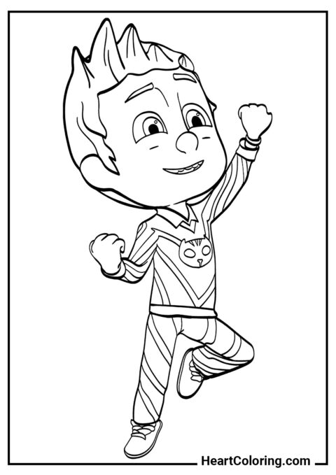 Connor - Desenhos do PJ Masks para Colorir