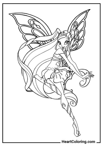 Enchantix Stella - Desenhos do Winx Club para Colorir