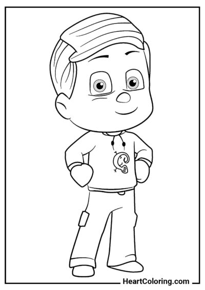 Greg - Desenhos do PJ Masks para Colorir