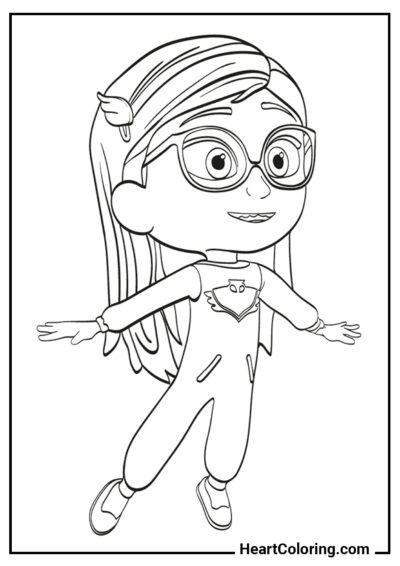 Amaya - Desenhos do PJ Masks para Colorir