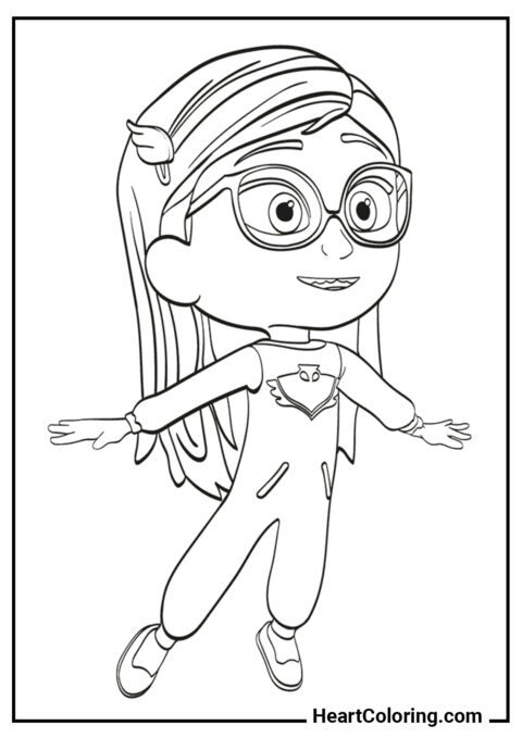 Amaya - Desenhos do PJ Masks para Colorir