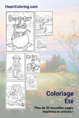 Coloriages gratuits sur l'été