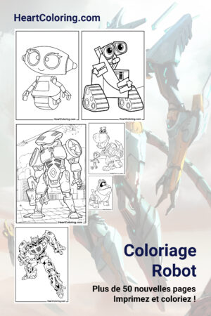 Coloriages de robots gratuits pour enfants