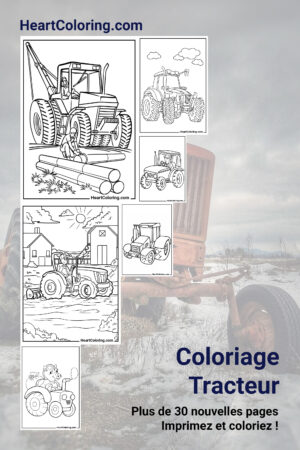 Coloriage Tracteur