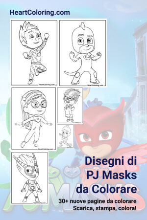 Disegni di PJ Masks da Colorare