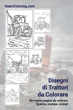 Disegni di Trattori da Colorare