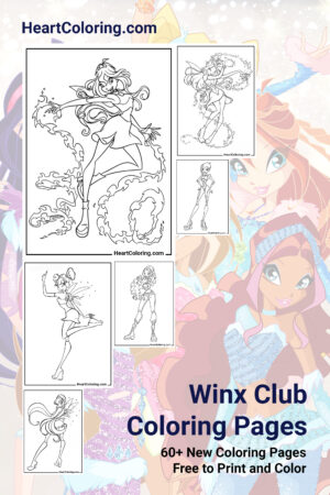 Winx Club Coloring Pages