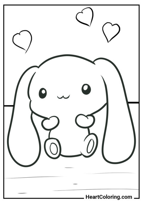 Cinnamoroll bonito - Dibujos de Cinnamoroll para Colorear