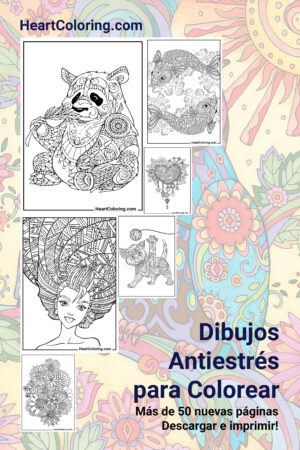 Dibujos Antiestrés para Colorear