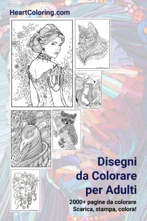 Disegni da colorare gratuiti per adulti