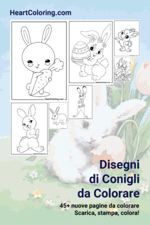 Disegni di Conigli da Colorare