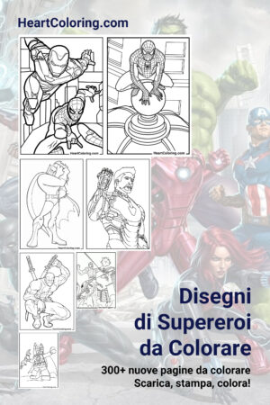 Disegni di Supereroi da Colorare