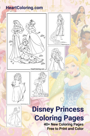 Disney Princess Coloring Pages