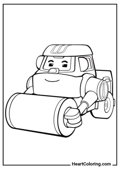 Max - Robocar Poli Coloring Pages