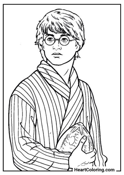 Harry Potter et l’Œuf d’Or - Coloriages Harry Potter