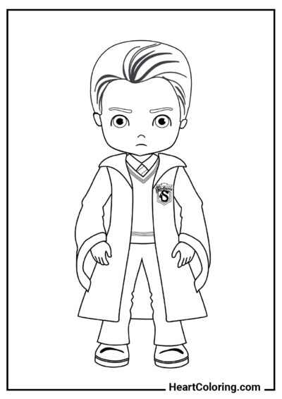 Dibujos animados Draco Malfoy - Dibujos de Harry Potter para Colorear