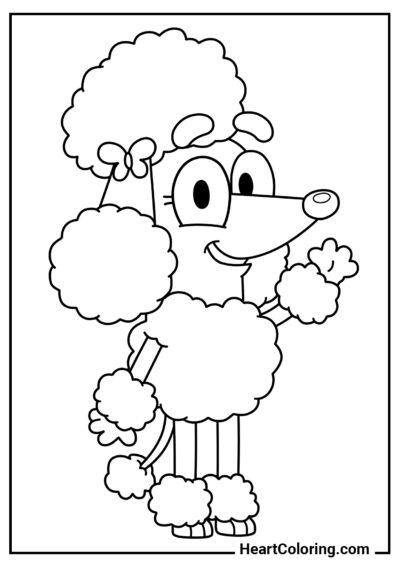 Coco - Bluey Coloring Pages