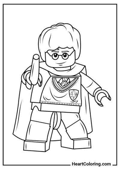 LEGO Harry Potter - Desenhos do Harry Potter para Colorir