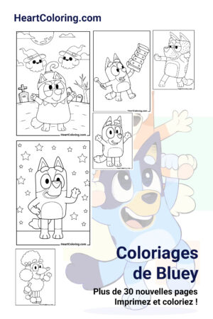 Coloriages de Bluey